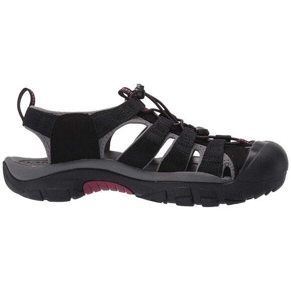 Keen Women's Newport H2 Sandals Size 7.5 Black/Raspberry Wine New - Picture 8 of 11
